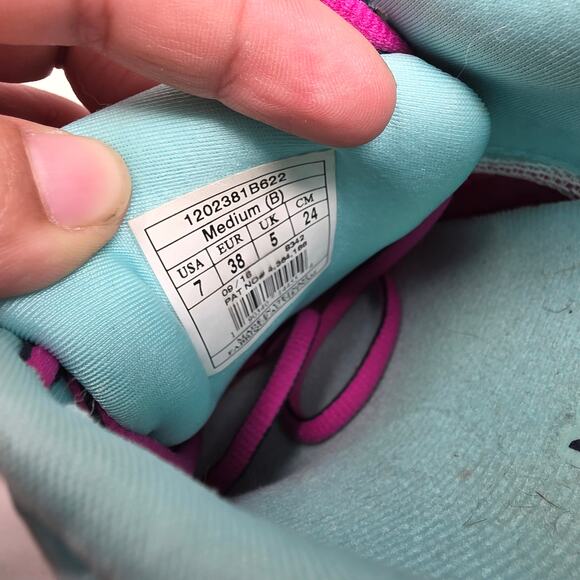 Brooks Ravenna 8 Shoes Running Sneakers Outdoor Teal Pink Womens Size 7 - Picture 8 of 8